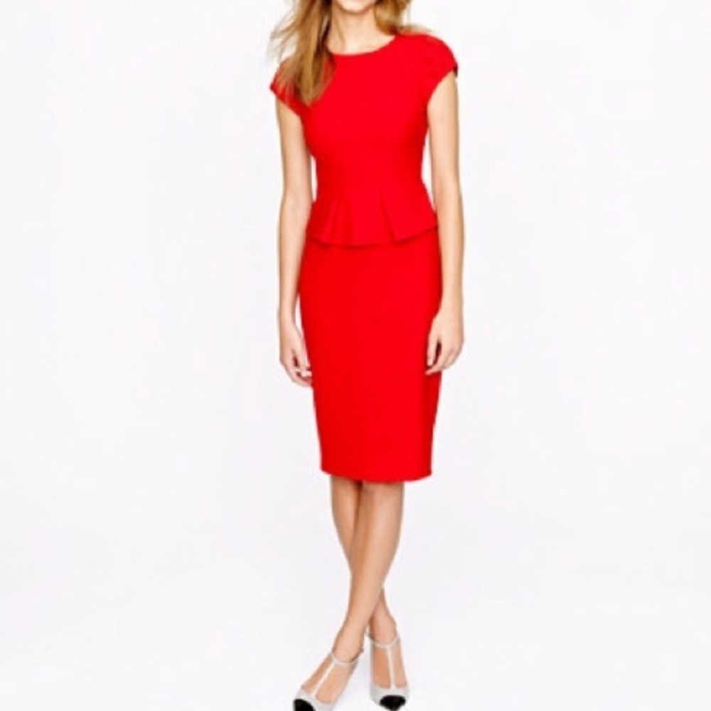 J Crew Red Dress
